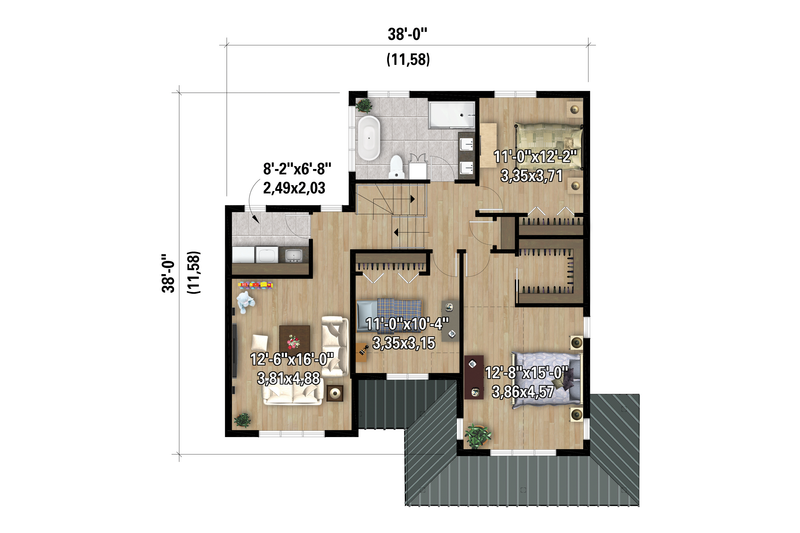 3 BHK + 2T
